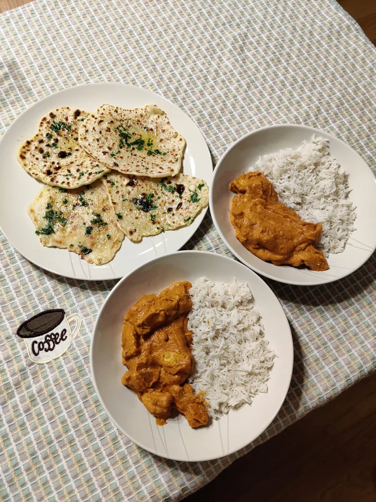 Butter chicken koji je napravila Milica