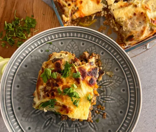 Musaka sa tikvicama i mlevenim mesom